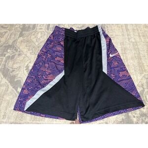 Nike boys dri fit Basketball shorts Black Purple Youth boys Sz xl X-Large
